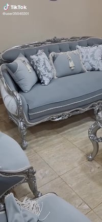 طقم سهر الليالي • دمياط مصر • خشب زان أحمر