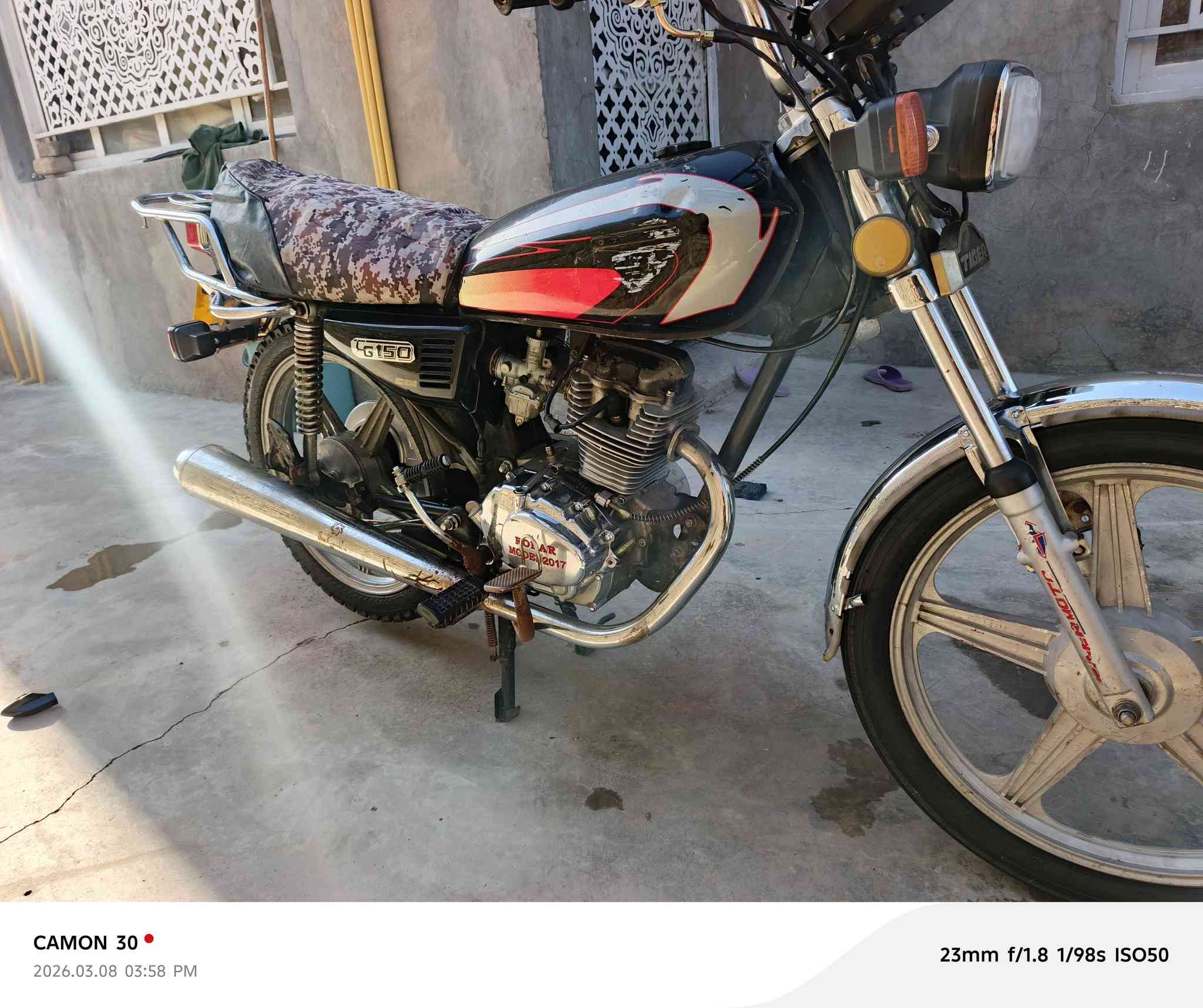 اسلام وعليكم
تايكر 2019 محرك فول ناعم نشط كهربائية كامله كله شغاله تايرات جدد سعر خاص
 مكاني تكريت,***********
