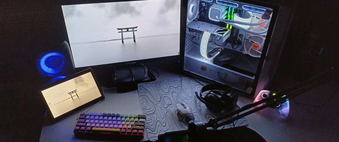 للبيع تجميعة PC قوية ونظيفة (كيس فقط)

المواصفات:

 i5 12400F

 RTX 4060 PNY White Edition

 32GB DDR4

 MSI B760 PRO-Mp

 SSD 128GB + SSD 500GB+500hdd

 PSU 650W

 كيس DarkFlash DK431 مع مراوح

 مبرد مائي Deepcool LE720 WH (360mm أبيض)

 الجهاز نظيف وتهويته ممتازة و الحرارة قليلة، الكراتين كلها موجودة 

 السعر: 1,350,000 دينار – وبي مجال 

---
و تجي للبيت تشوفة بنفسك و تفصحها يلة تاخذها و اكرر كاملة وية الكراتين حتى الكاروتنه مال هاردات موجودة والسعر بي مجال و تدلل
الرقم ***********

الشاشة مواصفاتها 

165hz 
1080p IPS 
24 inch
السعر 150
