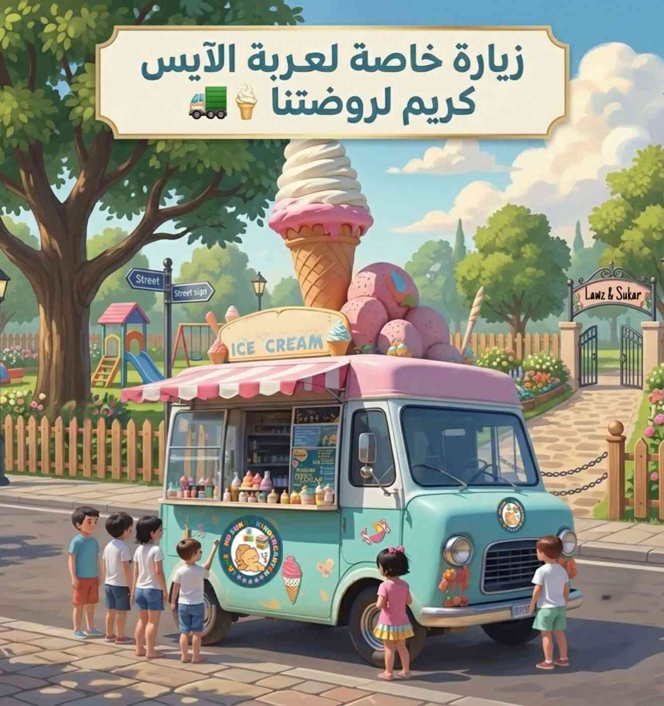 ⁨ ☀️الروضة الصيفية للاطفال☀️

هل أنتم مستعدون لمغامرة صيفية لأطفالكم لا تُنسى؟
تعلن روضة وحضانة لوز وسكر عن اكتمال برنامج الروضة الصيفية للاطفال😍
لا تفوت فرصة إضفاء لمسة من المرح والتعلم على صيف أطفالك!
يشمل المخيم:
◀️سفرة وحجز خاص لاطفالنا الى مزرعة خاصة🏝️
◀️زيارة خاصة لعربة الايس كريم لروضتنا🚃🍦
◀️دروس تقوية منهجية (عربي_انكليزي_رياضيات) ✏️
◀️ دروس تعليم الكيكوشنكاي والفنون القتالية (مع البدلة والحزام)🥋
◀️ مسابح خارجية مجهزة بكل التجهيزات اللازمة🏊‍♀️🍉
◀️ يوم الرمل مع رمال امنه خاصة للاطفال لتصميم اجمل الاشكال⌛️🏝️
◀️ العاب داخلية وخارجية حديثة وألعاب الذكاء🎢
◀️اضافة لخدمات ونشاطات الروضة الاعتيادية (سينما للاطفال🎥/ رف المكتبة لقراءة القصص📚/ نشاطات مونتسوري والعاب الذكاء🧩/ ونشاطات اخرى مختلفة)

يتوفر خطوط نقل بسيارات حديثة مكيفة🚌

📞للاستفسار اكثر ما عليكم سوى التواصل معنا دايركت او مراسلتنا على تطبيق الواتس اب ***********

📍الدورة-حي الصحة

#روضة_وحضانة_لوز_وسكر⁩

