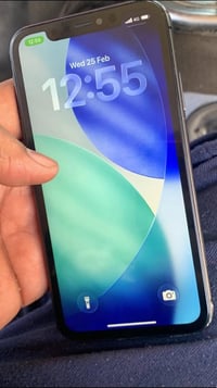 ايفون 11عادي دبل خط  لون اسود ذاكره 128امبدل شاشه ثلاث خيارات وبطارية ...