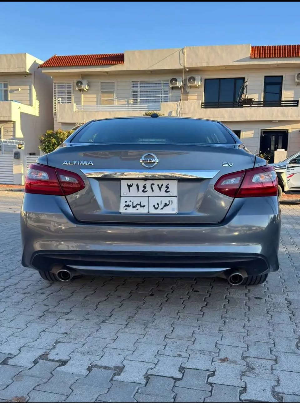 نیسان ئەڵتیما 2018 مواسەفات sv ژمارە سلێمانی سەنەوی تازە فەحس تازە
4 تایەیی تایلەندی لۆکی بۆ کڕاوە
باتری 2 مانگە بۆی گۆڕاوە
هایدرۆلیک وە فلتەری ئەسڵی لە شەریکە بۆ گۆڕاوە 
هەمووی لەسەر شەریکە ماوە هیچی دەست کاری نەکراوە
بۆنیت دەرگای پشت سایەق گۆڕاوە بە بیلادی خۆی
دەرگای سایەق وە جەمەلەغی دواوە بۆیاخە
بۆنیتی زۆر بە خەفیفی بەشی سەرەوەی لێی دراوە لە ڕەسمی حادیسەکەی دیارە ،بێ ناو بێ ئێرباگ
72000ڕۆشتوەشەغال
بلاجکتۆر
تحدید سورعە
فۆلیۆمی سەر سوکان
کوشن کارەبایی
ڕاداری لاتەنیشت
ڕاداری ئیمێرجنسی
بەسمە
بەسمەی دەرگا
دەسک ستیل
بۆ پەیوەندی *********** السليمانية, العراق
