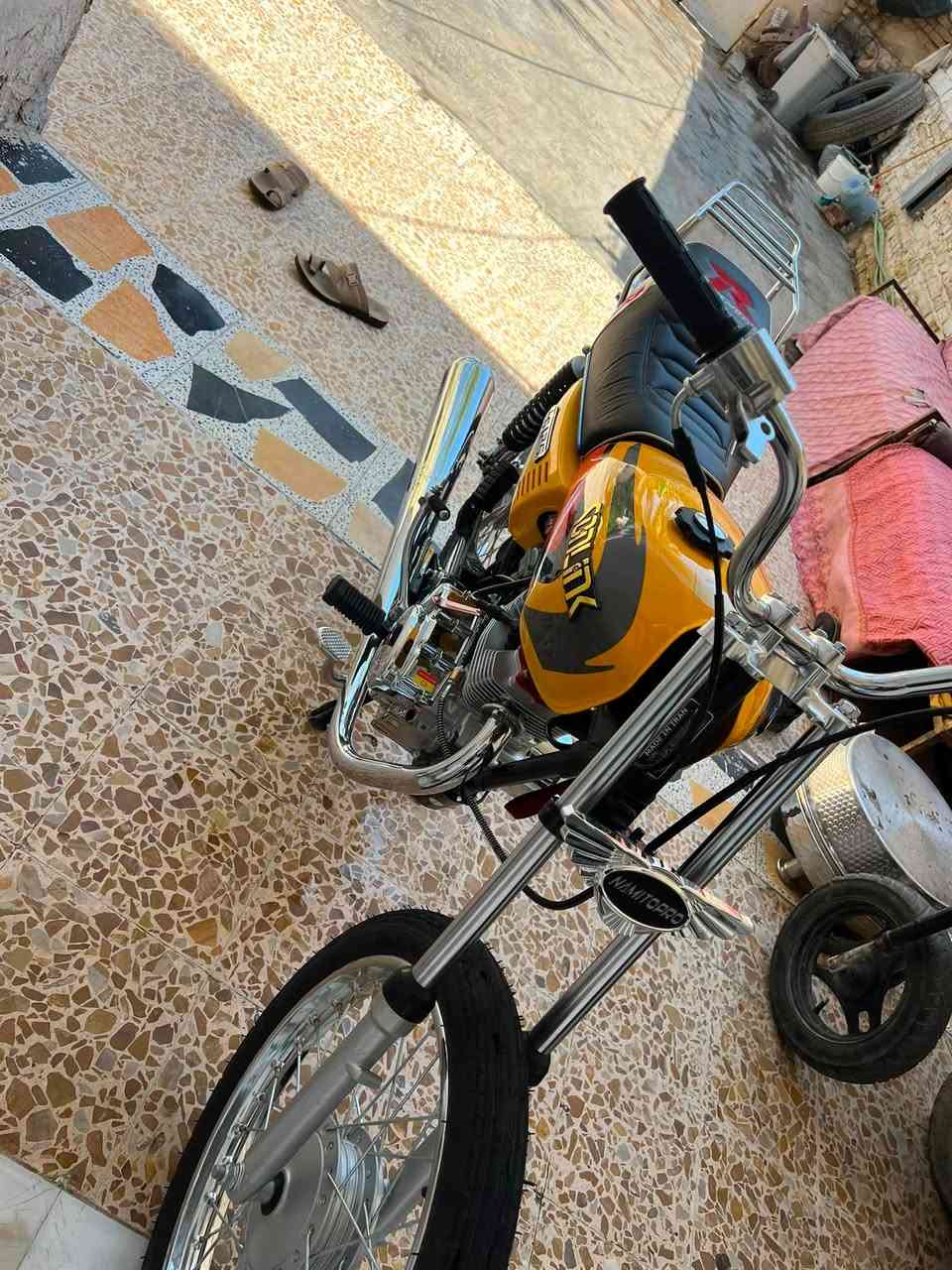 السلام عليكم دراجه لبيع تعمير جديد صاله سبوع اول تبديله دهن دراجه بجيس ناشفه الشراي يتصل ***********
