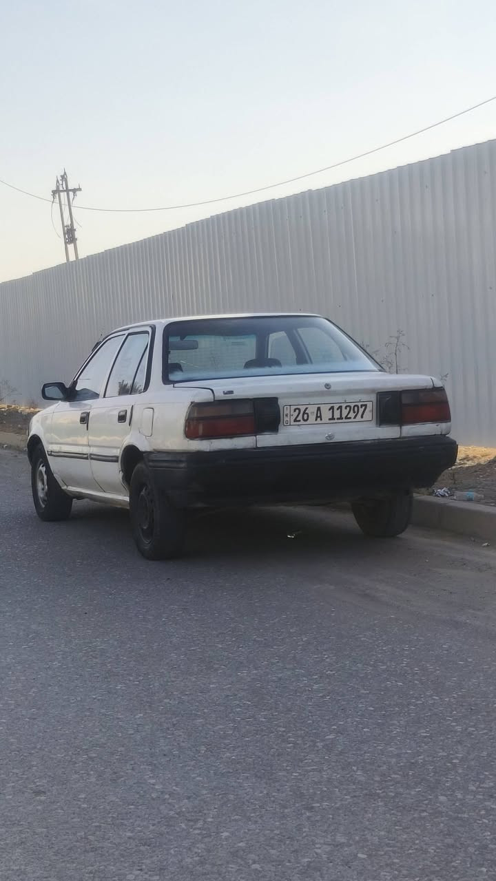 للبيع كورلا صدامي 1990
رقم جديد  انكليزي شرط التحويل 
كير محرك شرط لاتنقيص ولا تبخير
بيها ضرر جاملغ خلفي معجون  وجامغ امامي اليمين تعبان
تبريد بيه نقص غاز وفيشه مال كمبريسر
سعر 37 مكاني حي الوحده يم جامع عبد الرزاق
*********** كورك
*********** اسيآ
