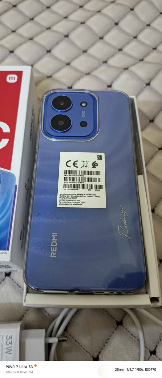 شاومي ردمي 15c
الشاشة6.9 بوصة - 120 هرتز - IPS LCD
الذاكرة 256 جيجابايت الرام 8 جيجابايت 
الكاميرا50 + 0.3 ميجابكسل المعالجMediatek Helio G81 Ultra
البطارية والشحن السريع6000 مللي أمبير - 33 واط
العنوان🌐 أيمن سوق الشعارين يم جامع النبي جرجيس 🕌
اسيا 📞🟥 *********** موصل, نينوى
