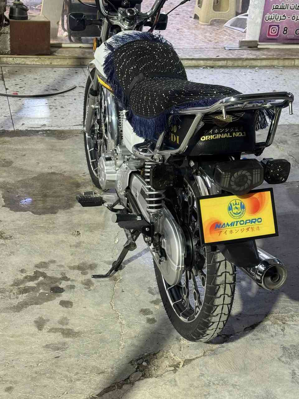 دراجه البيع موديل 25 صار شهر من شديتها بلكارتون ماشيه كليو واحد الرقم *********** متواجع بس ع رقم
