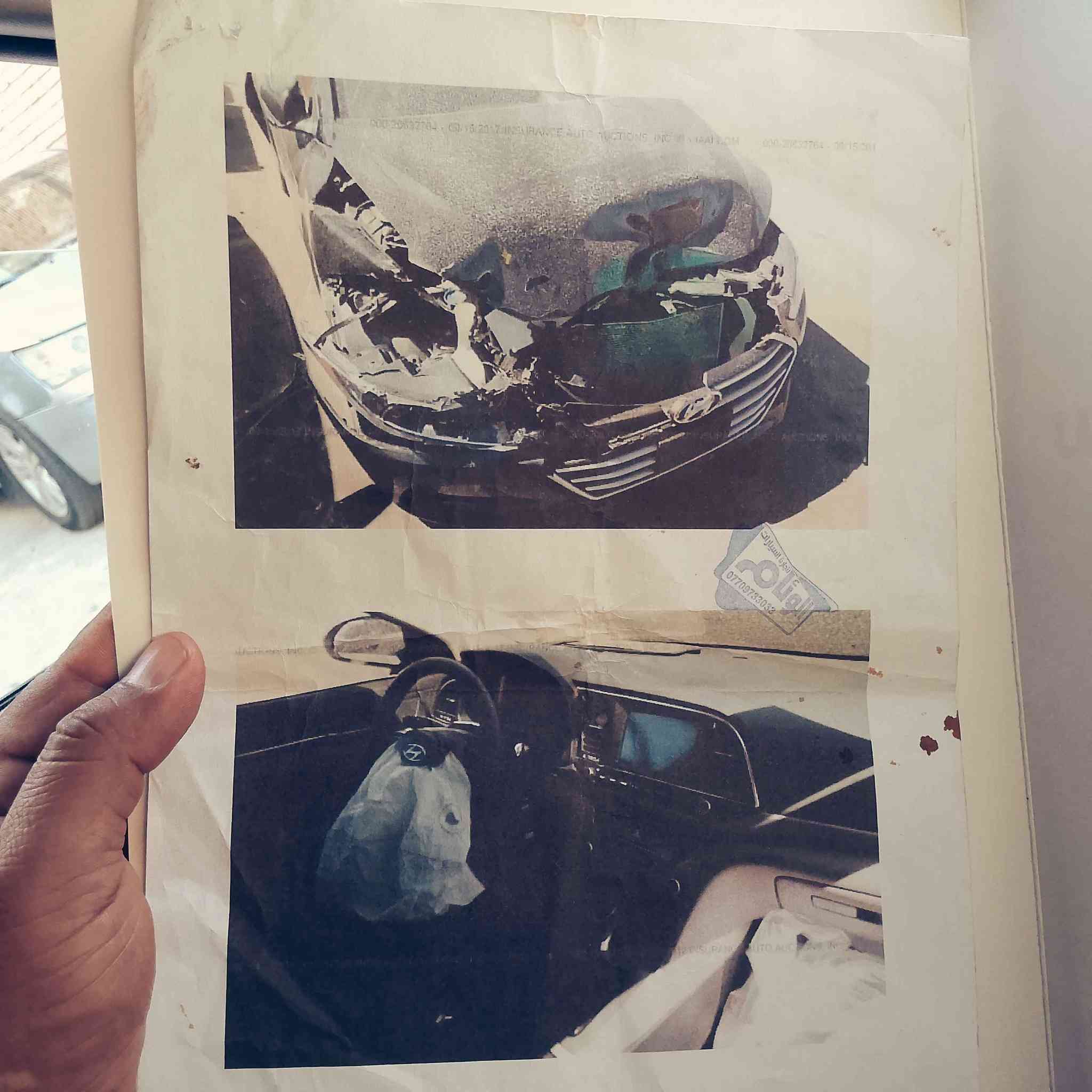 ‎سلام عليكم الانتر 17 حادث موضح بالصور مواصفات عاديه تبديل قطعتين  السعر 110. 
*********** واتساب فقط‎ بغداد, العراق
