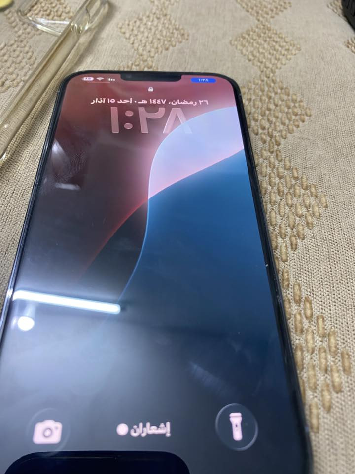 13 برو ماكس
ذاكره 256
نضافه 95%
بطاريته 96
مبدل فقط ضهر جهاز ممفتوح نضيف جدا استخدام شخصي 
للبيع السعر 675 الف
للاستفسار ***********
