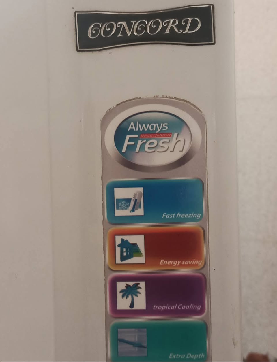 ثلاجة للبيع
السلام عليكم ثلاجة كونكورد ارقى نوعية بالسوك للبيع الحجم الكبير اشتريتها بـ650 واريد ابيعها  350 قفل تجميد فول للتواصل *********** بي واتس اب المكان الحمزه الغربي
