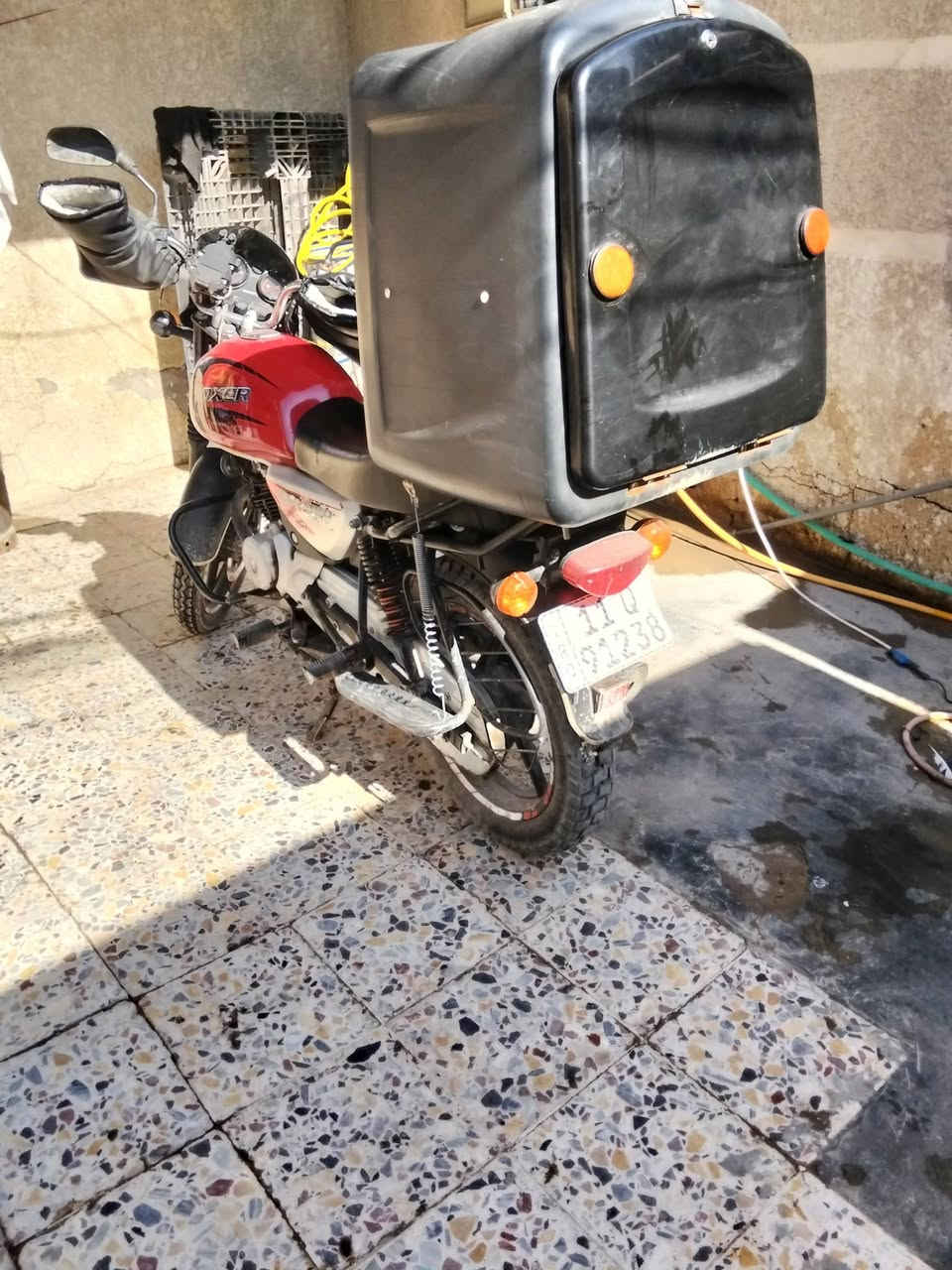 بوكسر مديل 22 دراجه نضيفه رقم وسنويه تحويل ثاني يوم المكينه مجفته جديد رقمي *********** العنوان بغداد البلديات
