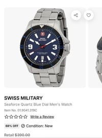 Swiss Military • Seaforce • جديدة بدون علبة