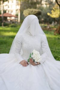 فستان عرس • اجار • طرحة