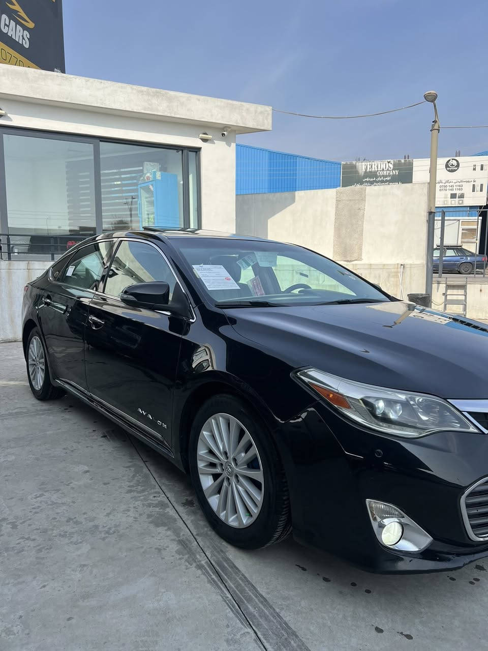 تويتا ئه ڤه لون ٢٠١٣ 
مواسه فات ليمتد 
موا سه فاتى فول فول
سلايت 
كوشن جلد  
كوشن سارد و گه رم 
٤ حاسه 
كوشن كاره با 
په رده 
ماشاءالله سه ياره يه كى زور جوانه بى مه سره فه 
كوشن و به رگه ده رگاى بيلادى شه ريكه وه ك خوى ماوه تو
ره قه م تازه 
سه نه وى ٢ مانگه به سه ر چوه 
گيرو مه كينه به شرت 
ته نها ١ په له بوياخى هه يه كه ميك سارد
ناونيشان سليمانى 
***********
