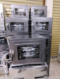 اوفن اسود حراري • كيج ٠٦ ثقيل • صينية ٣٥سم