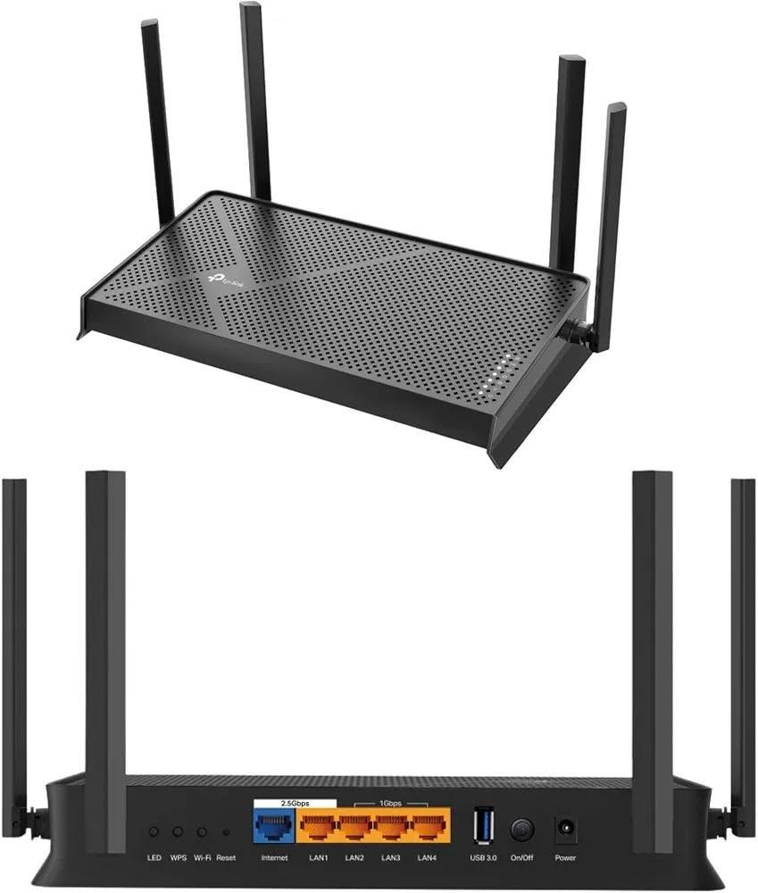 مساء الخير اصدقائي  الغالي وصل 🚀🚀🚀🚀
متوفر الان راوتر تيبلنك جيل السابع 
 TP-Link Archer BE230 BE3600

السعر 100 الف 

الموصفات 
  جهاز توجيه لاسلكي يدعم تقنية Wi-Fi 7، ويوفر سرعات عالية تصل إلى 3.6 جيجابت/ثانية. إليك بعض المواصفات الرئيسية:
- *السرعة اللاسلكية*: تصل إلى 3.6 جيجابت/ثانية، مقسمة إلى 2882 ميجابت/ثانية على تردد 5 غيغاهرتز و688 ميجابت/ثانية على تردد 2.4 غيغاهرتز.
- *تقنية Wi-Fi 7*: توفر سرعات أسرع وسعة أكبر وتقليل ازدحام الشبكة.
- *منافذ إيثرنت*: 1× 2.5 Gbps WAN، 1× 2.5 Gbps LAN، و3× 1 Gbps LAN لنقل البيانات بسرعات عالية.
- *تغطية أوسع*: 4 هوائيات خارجية مع تقنية Beamforming توفر سعة أكبر، واتصالات أقوى وأكثر استقرارًا، وتقلل من التداخل.
- *أمان الشبكة*: يدعم بروتوكول WPA3 للأمان السيبراني المحسن، ويتضمن نظام حماية من التهديدات الإلكترونية.
- *التوافق*: يدعم جميع أجيال أجهزة الواي فاي والأجهزة ومزودي الإنترنت.
- *EasyMesh*: يعمل مع أجهزة التوجيه والموسعات المتوافقة مع EasyMesh لتكوين شبكة ميش متكاملة في المنزل.
- *تطبيق Tether*: يتيح لك إدارة الشبكة بسهولة.
- *نظام التشغيل*: يدعم IPv4 وIPv6.

السعر 100 الف

متوفر خدمة توصيل بغداد ومحافظات 
للاستفسار اكثر يرجى الاتصال على الرقم التالي او مراسلة الصفحه 
***********
***********
