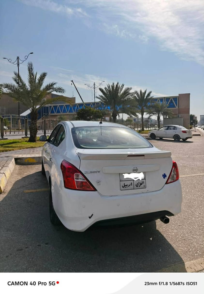 نيسان سني للبيع موديل ٢٠٢١ اربيل كفالة عامة بدون صبغ بدون تبديل مواصفات معروفة هندي بليته زركة تخم تايرات جدد السيارة نظيفة جدا مال بيت استخدام شخصي ماشيه ٨٥ الف كيلو فقط كل شي بيها بلادي سعرها ١١٥$ و بالعافية للياخذها مكاني كربلاء للتواصل ***********
