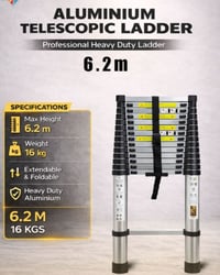 درج ٦٫٢م • تلسكوبي • ألمنيوم ١٦ كغم