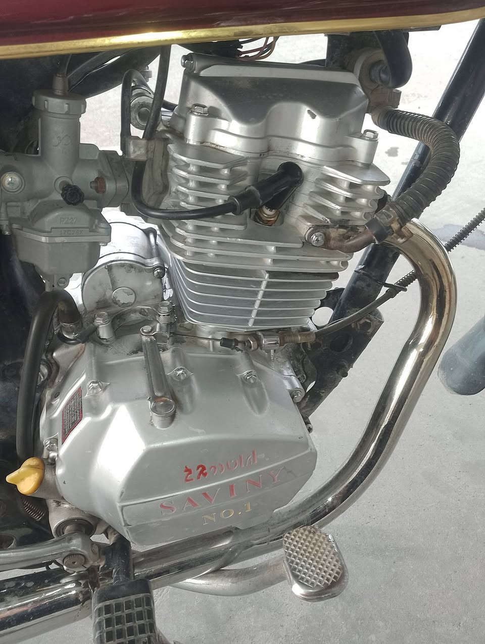 سلام عليكم دراجة سافان 5 كير مكينة مامفتوحة كهرباءيات كلهة شغالة دبلات امامي خلفي مكينة خير من اللة لاتبخير ولاتنقيص سلف وهندر اكفلكياها من كلشي سعر 600 وبيها مجال للشراي بغداد شعلة
***********
