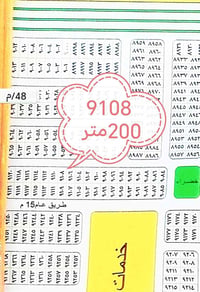متاح:: حي الموظفين قطعة 200متر تسلسل العقار (9108) مقاطعة 55 طابو صرف ...