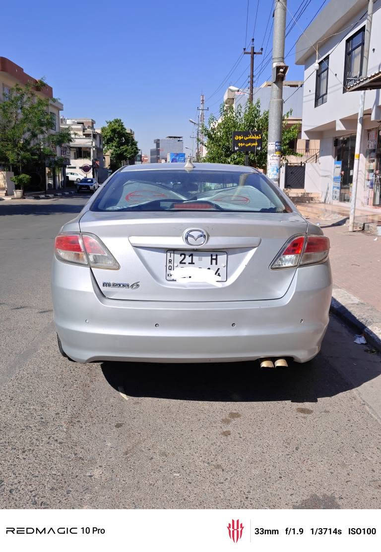 Mazda 6 2010 full mwasafat be boyax da3ami bo da3ami ba shart gerw makina ba shart slaid swkan voliom ta7did swr3a ger 3adiw ottomatic 4 tayay taza hamw gyani twnw tollaw ba shart ba sharti ta7willw xramaw hamw shtek 87 gallaw m3amalayaki brayana 
*********** السليمانية, العراق
