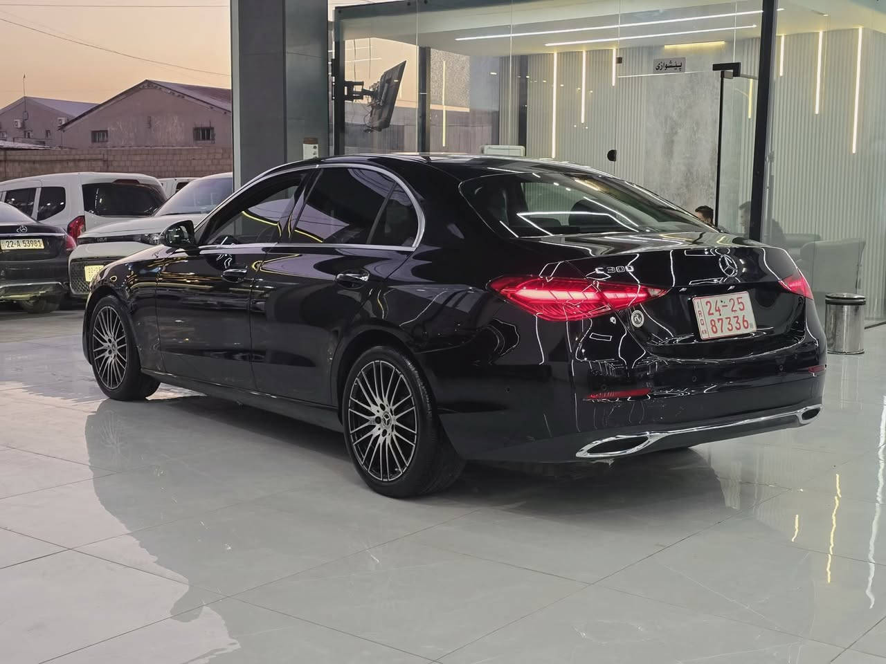 مرسيدس سي٣٠٠  - Mercedes C300

الموديل: 2023
المسافة المقطوعة: 3,000 Mile
المحرك: 2.0L Turbo 4 Cylinder
ناقل الحركة: Automatic 9G-TRONIC
الصناعة: امريكية
اللون: اسود
رقم السيارة: كاتي شمالي
عدد المقاعد: 5

🔸 المواصفات: Premium

فتحة سقف - مقاعد جلد تدفئة - مقاعد كهربائية وخزن - صندوق شفط - حساسات - كامرة خلفية - لايتات LED -  شاشة كبيرة بنظام ذكي - تحكم كلي بالسيارة بواسطة الشاشة - استجابة صوتية للنظام - اضاءة LED داخلية - تحكمات ستيرن - وضعيات قيادة - مثبت سرعة - تحديد مسار - رادار امامي متفاعل - نقط عمياء - نظام Apple Car-play, Android Auto

🔺 الضرر: السيارة بدون حادث
الباب الامامي والخلفي سرقة ومبدلة بلادي 

-السعر: 36,000$

📍العنوان: اربيل. شركة باب المرزوق
شارع ١٠٠، قرب مصنع الببسي

للتواصل واتساب او عبر الخط:
***********-☎️
***********-☎️
