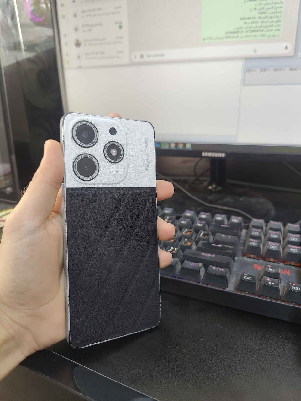 تكنو سبارك 10 برو 
ذاكره 256 عشوائيه 8
مبدل شاشه
ريلمي gt master 
ذاكره 256 عشوائيه 8
مبلد شاشه تفصيخ 
سامسونك j 8
ذاكره 32
مبدل شاشه 
اي استفسار خاص عمارة, ميسان


**إذا كنت صاحب هذا الإعلان وتريد حذفه لأي سبب، رجاءا أرسل رسالة إلى الدعم الفني**
