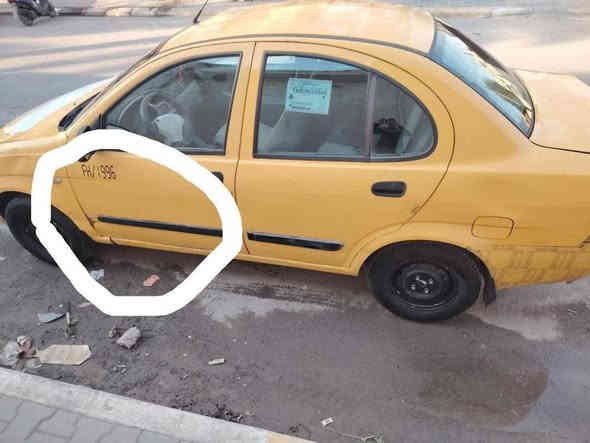 سلام عليكم للبيع سياره طيبه تكسي رقم بغداد الماني بسمي شرط التحويل وكير ومحرك شرط  وصدر جديد تايرات جديد كير عادي لون صفره بيها طخه بل جاملغ وممصلحه موجوده بل صوره فقط بس هاي طختها مكاني تكريت السعر 38$ مكاني تكريت ***********
