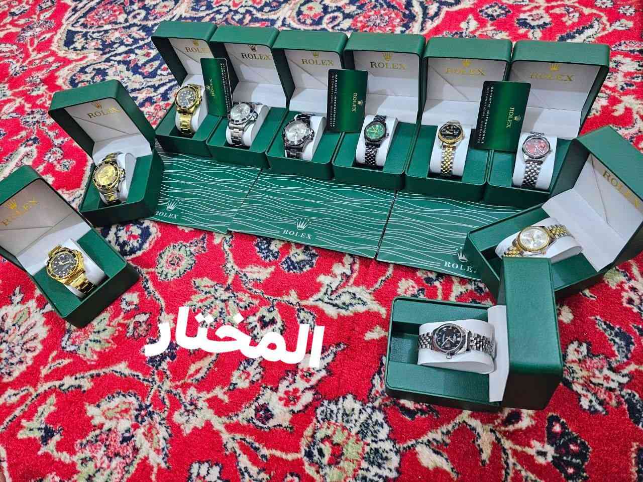 متاح 10 ساعات من ماركة روليكس المواصفات 👇
1_ ساعة من ماركة روليكس تحتوي على اختام من الماركة 
2_ ماستر كوالتي 
3_ تحتوي على 3 كارت ضمان + 3 كيس من شركة روليكس 
4_ تحتوي على مينات مختلفة + رينك دوار 
5_ سير الساعة سيل ستيل مقاوم للماء والصدأ 
6_ السعر قيم باليرضي رب العالمين 
7_ اكتب سعرك وتعال خاص عجبني سعرك ابيعك ماعجبني اتعذر منك تمام 🌹 
8_ عندي اغراض امزون + فرفوري + ساعات ماركات مختلفة سير حديد + ربل الكتروني وكله مختم ما اشتغل بالغير مختم + شغلات كثيرة تخص الامزون يلي يحب يتفضل خاص


**إذا كنت صاحب هذا الإعلان وتريد حذفه لأي سبب، رجاءا أرسل رسالة إلى الدعم الفني**