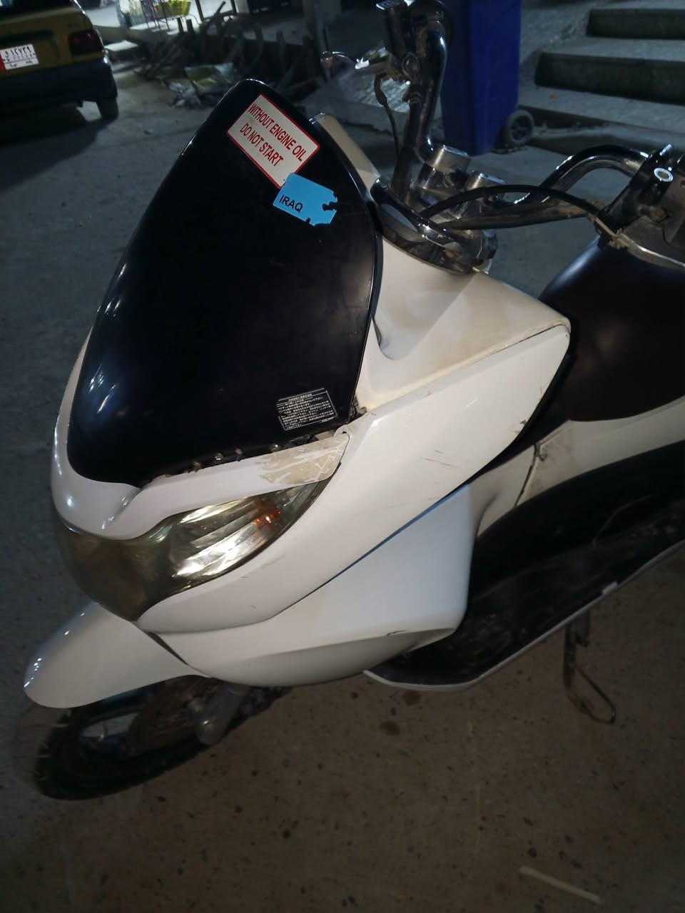 سلام عليكم دراجة بي سي اكس البيع جيل الاول مديل2016 كهربايات شغله كله دراجة كامله  نقص فقط ستان تعليك مكينه ناعمه لا تنقص ولا تبخر ما مفتوحه محرگ 125تجي تكلب وتشوف العنوان بغداد العبيدي حي الرئاسة السعر 1150وبيه مجال شراي انتصل رقم الهاتف ***********
