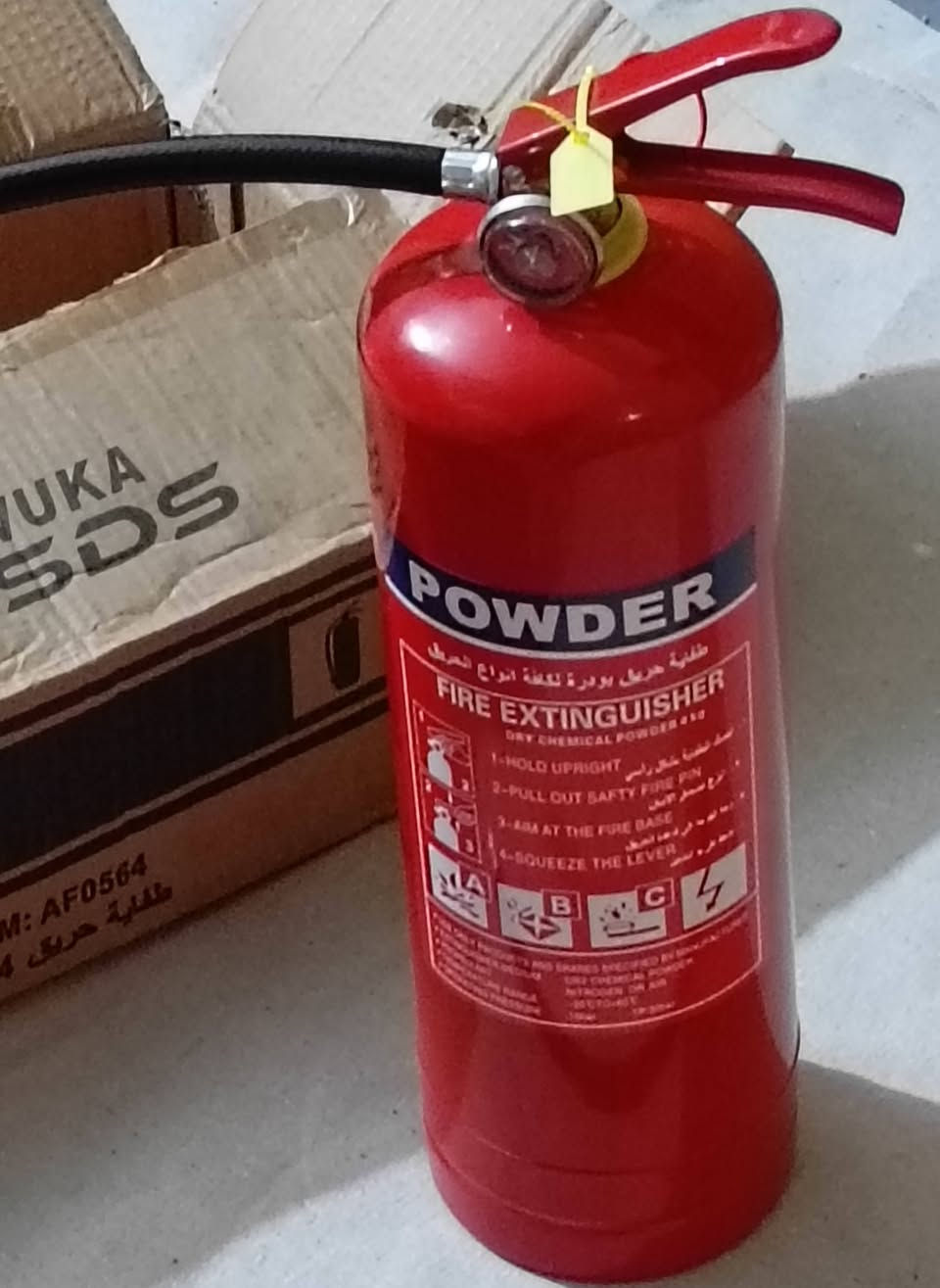 متوفر طفايه حريق الاصليه  4كيلو نوعيه ممتازه جديده كلش،بكارتونه السعر 35 الله شاهد نبيعه بلمحل 45 بسبب تعزيله نزلت السعر + 2 كيلو السعر 25 طفايات درجه غراض محل نوع الممتاز   / عنوان البصره القبله /


**إذا كنت صاحب هذا الإعلان وتريد حذفه لأي سبب، رجاءا أرسل رسالة إلى الدعم الفني**