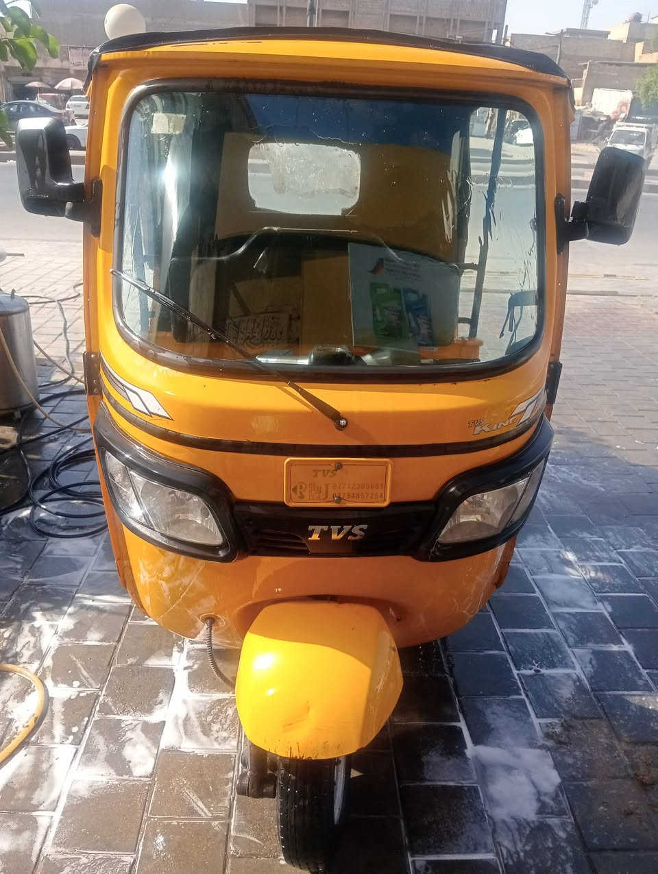 السلام عليكم تكتك Tvs للبيع موديل 2021 نازله ب 2022 شهر ال2
مكينه مكفوله اكسل مبدل جديد 
مرقمه عربي بغداد 
مكاني بغداد مدينه الصدر 
السعر 6و800 
الشراي يتصل ***********
