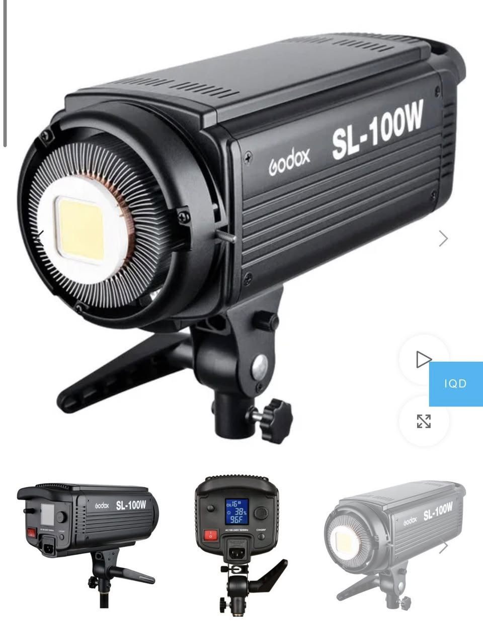 اضاءة مستمرة Sl100 Godox + ستاند + سوفت بوكس 120 cm ، مكاني بغداد - الامين الثانية


**إذا كنت صاحب هذا الإعلان وتريد حذفه لأي سبب، رجاءا أرسل رسالة إلى الدعم الفني**