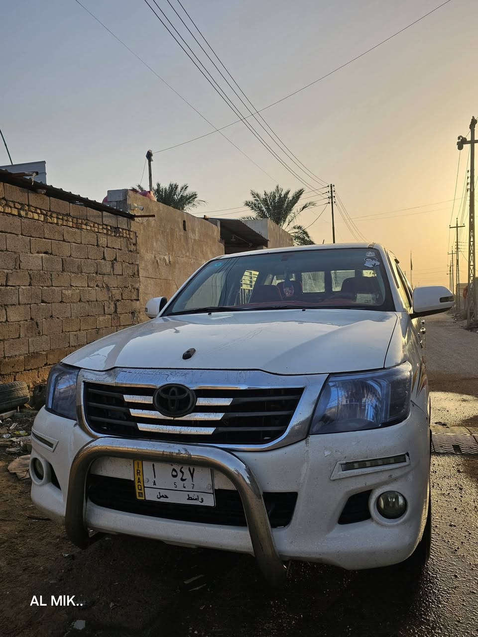 بيكم هايلوكس 2013.متجيه .متجيه ...كويتي.شاصي 19..
كير اوتماتيك ..تخم تاير حداديه كير ..مكينه.خير من الله  ..سياره بسمي.سنويه31 باقي.عل ستلام رقم انكليزي ..سياره حلوه ونضيفه سعرها 155 -وبيه مجال مكان سياره... البصره....الهارثه ***********..
