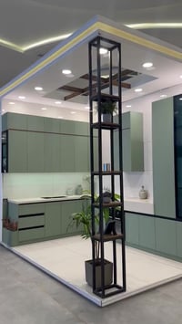 كاونتر اكرلك اسباني مع سطح كوريان ايطالي من انتاج مجموعة القصر التركي ...