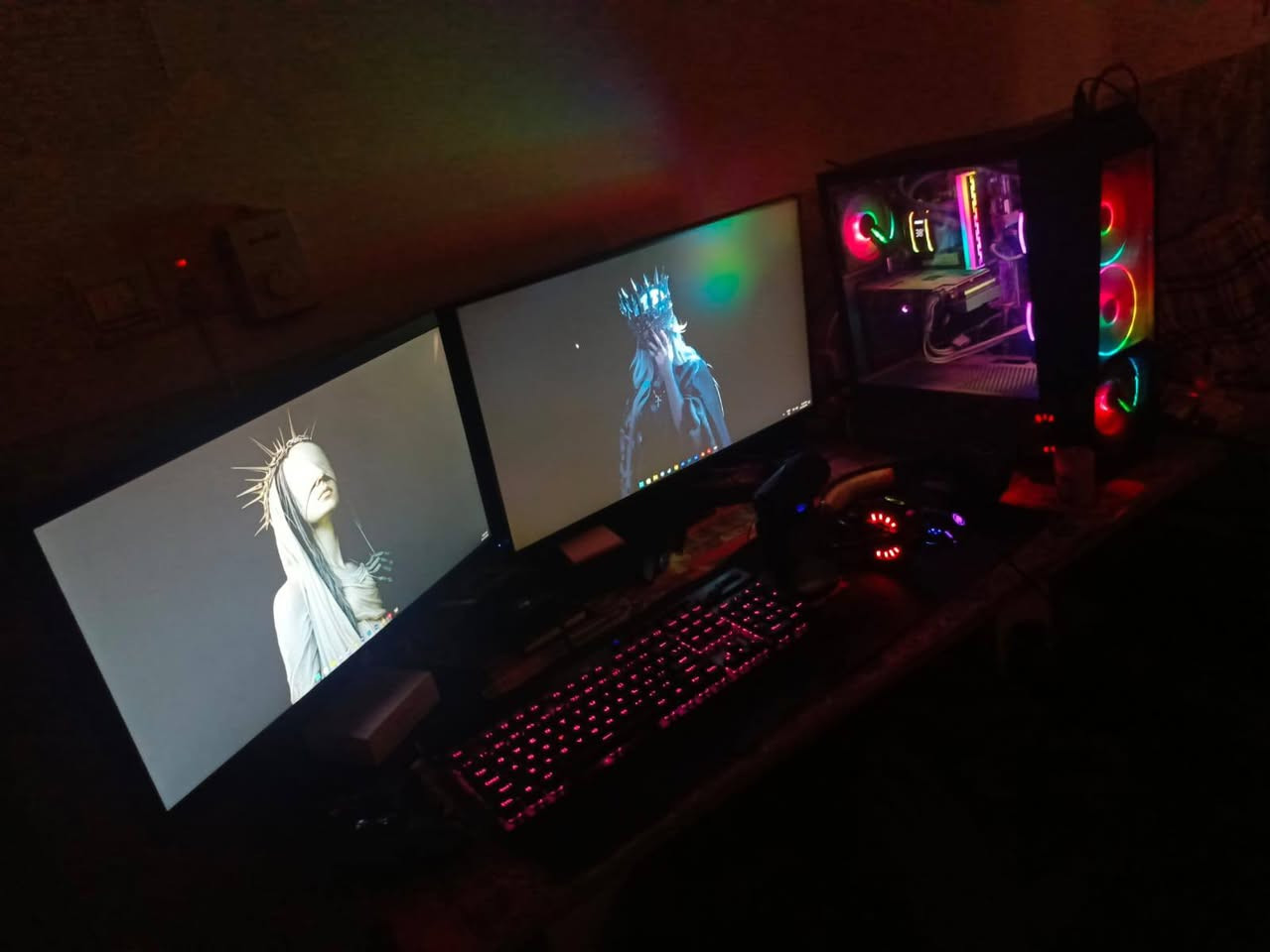 السلام عليكم اخوان اعادة نشر
تجميعة للبيع 
المواصفات
I5 10400f
Rtx 3060 ti 8gb asus
Ram 16gb 3200hz
Mb h510 asus
M. 2 1t king ston
Psu 750w
مبرد مائي حجم 360
كيس من اسوس

سعرها بس كيس 850 الف دينار عراقي 

رقمي الواتس اب للي يحب يشتري
***********
