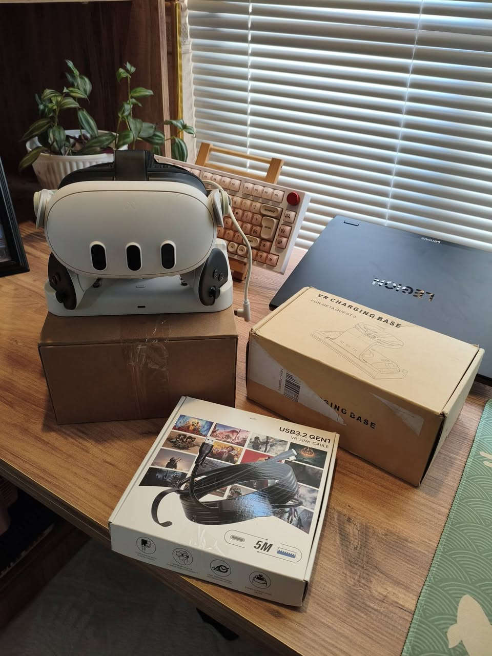 Meta quest 3 128gb
Pc ويا كيبل
قاعده شحن 
ستراب ابو بطارية
كلهن اخو جديد كرتون و غراضهن موجود
600 الف
توصيل اكو


**إذا كنت صاحب هذا الإعلان وتريد حذفه لأي سبب، رجاءا أرسل رسالة إلى الدعم الفني**