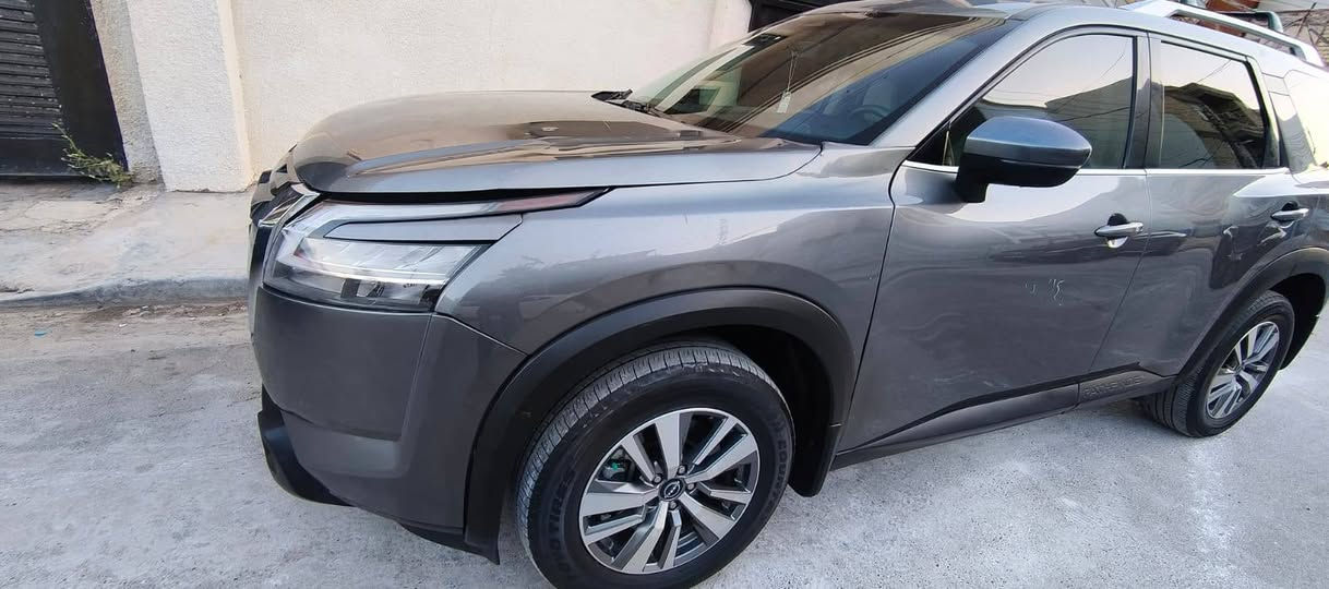 السلام عليكم للبيع او المراوس
Nissan Pathfinder 2023  SL 4WD

عداد المسافة 20000 mile 

السعر 230$

المواصفات 

بصمة تشغيل
بصمة ابواب
تشغيل عن بعد(Remote Start) 
صندوق شفط كهربائي 
كاميرات محيطية 360°
السيارة دفع رباعي AWD
رادار امامي (تحديد مسار)
رادار جانبي (نقاط عمياء)
رادار خلفي (تحذير من الاصطدام)
حساسات امامية+ خلفية
كشنات جلد
كشنات تدفئة 
تبريد قطعتين لمس
بردات خلفية 
تحكم وضعيات القيادة...Drive Modes 
اوتو ستارت Auto Start 
اوتو ستوب Auto Stop
شفتات استيرن 
هيتر استيرن
Apple Car Play
Android Auto 
هاند بريك بصمة
اوتو هولد Auto Hold
مانع انزلاق+ABS
شاشة كبيرة لمس+كاميرا
منافذ AUX+USB
***********
