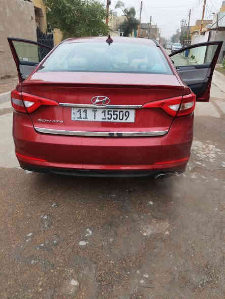 سوناتا 2016 امريكي سياره خير من الله مكينه وكير كفاله 
بيها صبغ ٣ قطع رقم نكليزي سياره باسمي سعرها ١٢٢
بيها مجال بسيط 
***********
