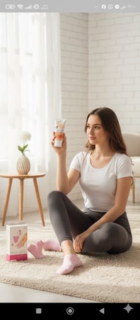 كريم بيوتي سيتي • جوارب جل قطنية • أقدام جافة