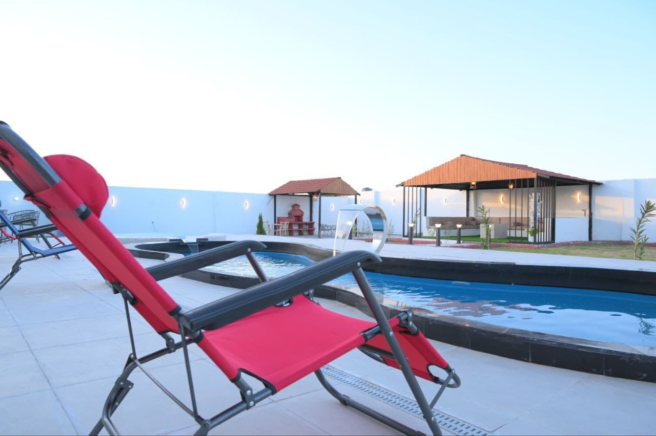 مزرعة للإيجار اليومي 🏡🌳
📍 الموقع: بغداد – ابو غريب 

✔️ أجواء هادئة ومناسبة للعوائل

✔️ مساحة واسعة وخدمات متوفرة

✔️ مثالية للراحة والونسة

📌 للحجز والاستفسار يرجى الاتصال أو المراسلة على واتساب: 

 📞 ***********

 موثق في تطبيق اجرلي لسياحة المزارع في العراق 🇮🇶
