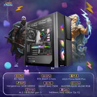 تجميعة حاسبة PC للبيع  مستخدمة اقل من ٤ أشهر فقط  اغراضها اقرب للجديدة...