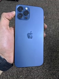 ايفون 12 برو ماكس لون نيلي الجهاز عربي شرق اوسط الجهاز كل مكفول كامل ع...