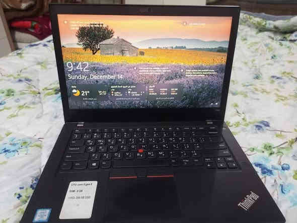 لابتوب Lenovo الجيل الثامن للبيع
المعالج core i5 الجيل الثامن
رام 8 كيكا DDR4
هادر 265 كيكا SSD
كرت الشاشه Intel Uhd 630 حجم 4 كيكا
الشاشه حجم 14 انج ضد التوهج دقة fhd 1920x1080 
باتري ليثيوم 6 خلايا  شحن سريع 65 واط والباطرية ممتازة وشاحن تايب سي 
كامره دقة hd تحتوي قفل فتح وغلق الكامرة 
بصمة اصبع نضام حماية 
 منفذ تايب سي و رام  وhdmi وباقي المنافذ   الحاسبه كلش نضيفه وحلوه
السعر 300 الف
للتواصل / ***********
