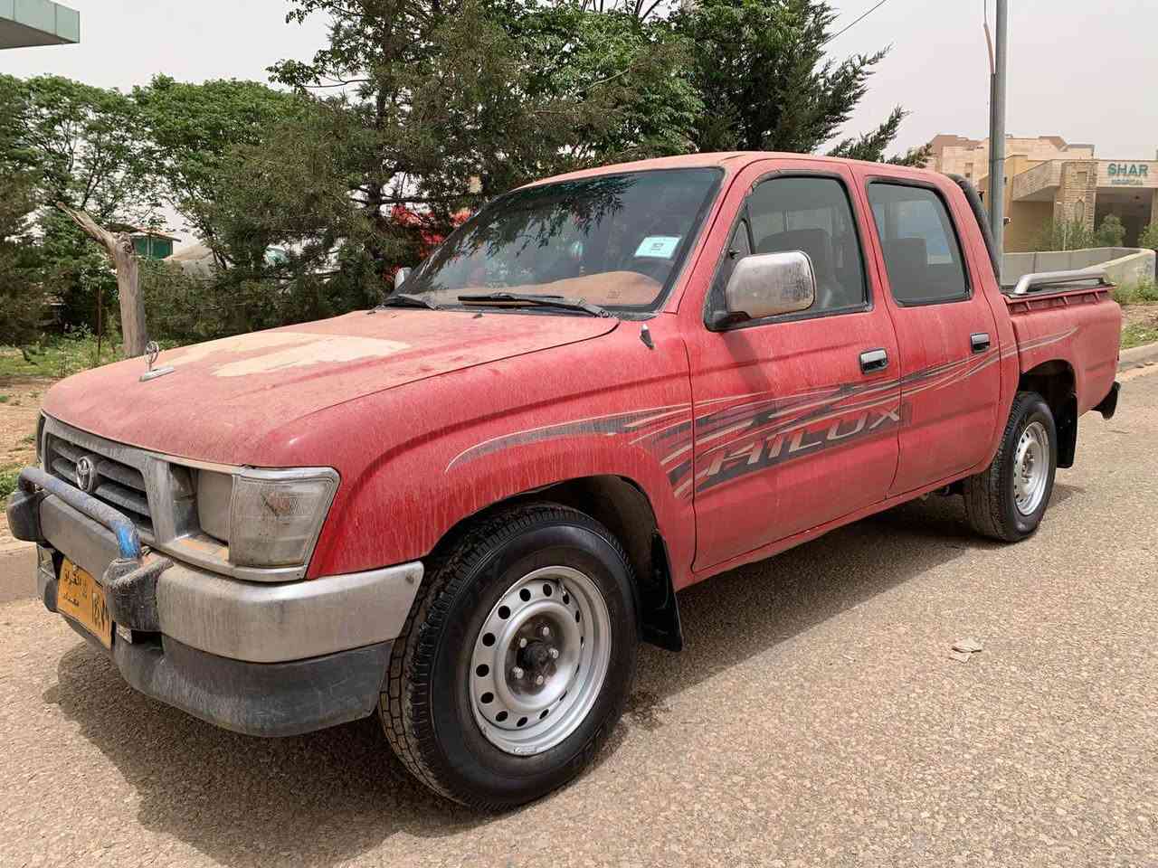 ﷽ 
Toyota hilux GLX 1999
‎توێتا هایلۆکس GLX فول
‎ئاڕم پلاستیکی سلێمانی غەرامە و ئەولیات بەشەرت
‎ناو سور،
‎ تەبرید و پاوەر
‎٤جام کارەبای .
‎سڵایت،
‎مەکینە سپی ، 
‎نیو جام،
‎دەبڵ گێچ،
‎ دەبڵ چەکمەجە
‎سویچ کۆنتڕۆڵ و مەرکەزی.
‎کامل بۆیاخ سەیارەکە وەرگەڕاوە بەلای سەکنا شانسی نەگرتوە بەشەرت
‎گێر و مەکینەی بەشەرتی فەحسی فیتەر 
‎سەیارەکە زۆر ڕێک و پێکە لە سلێمانیم
‎غرامەی بەشەرت ٨٠ هەزار غرامەی تیایە دوای معامەلە بۆتەگەڕێنمەوە،سعری ٥٧ گەڵایە ئاڵوگۆڕیش ئەکەم بە سەنی سورو سپی *********** السليمانية, العراق
