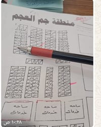 قطعه للبيع طابو صرف مساحه 300 م بالسيديه بجم العجم مقابيل المشروع مداو...