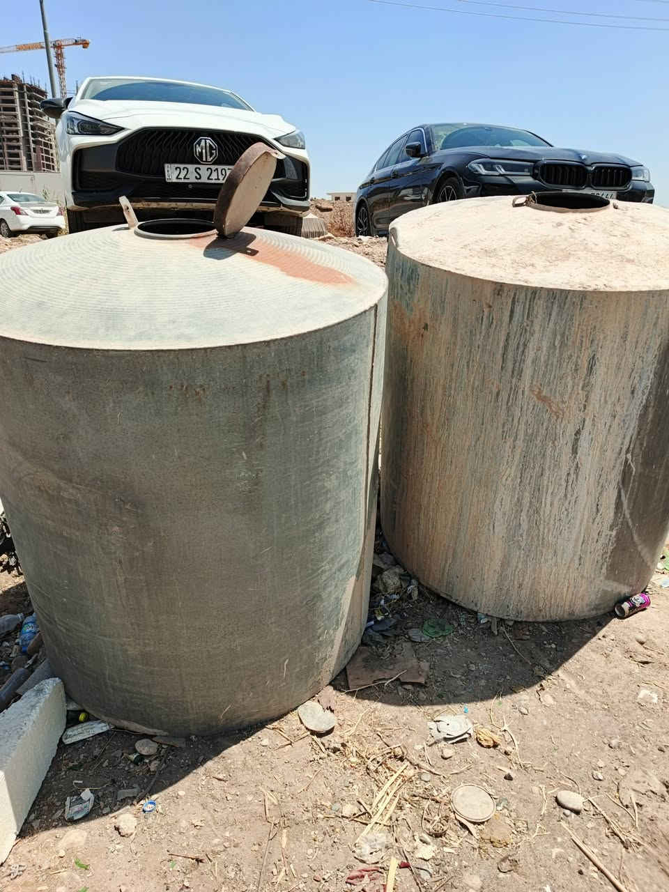 3 تانكيات مستعمل للبيع ***********
