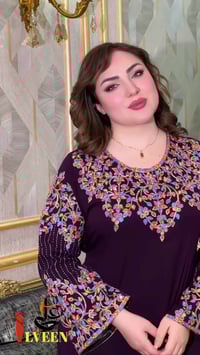 دشداشة كشمير • تطريز ستراس • اقل طلب درزن