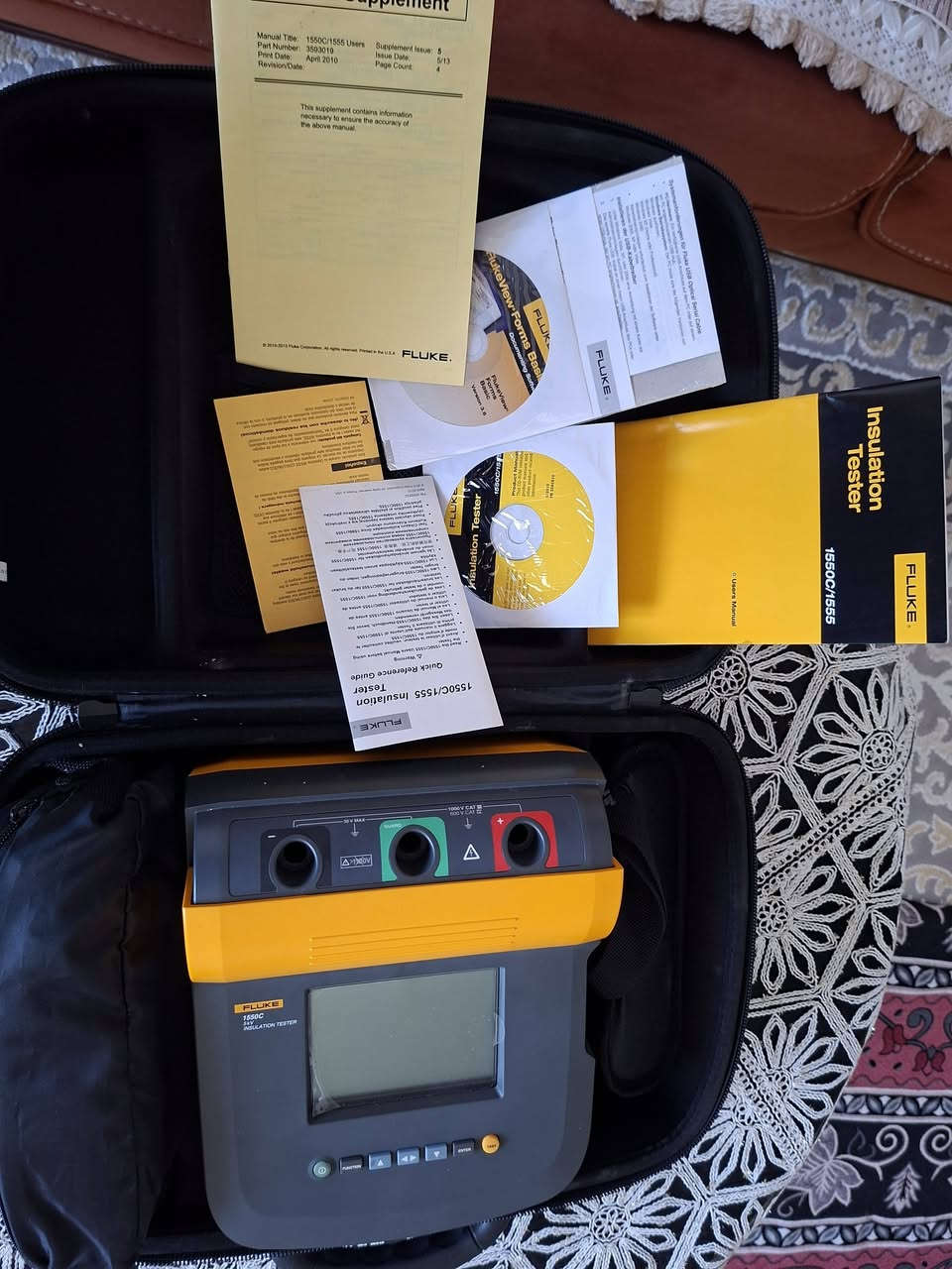 FLUKE 1550c 5KV 
ميكر فلوك 1550c اصلي جديد غير مستخدم للبيع 
التواصل ع الرقم 
***********
