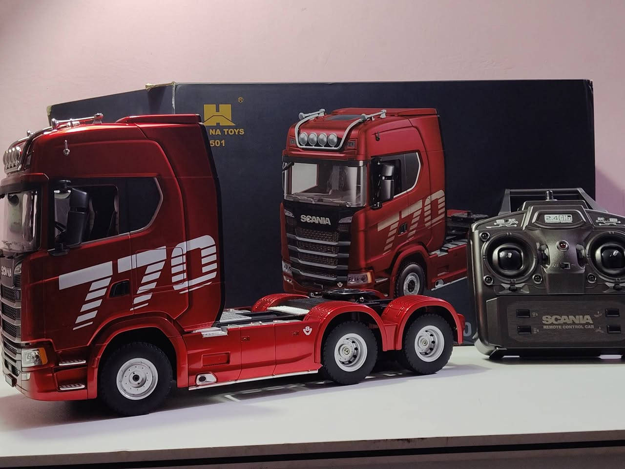 سلام عليكم متوفر راس تريلة ريمونت شركة سكانيا قطعه جديدة لوك يوجد توصيل لجميع مناطق العراق ***********
