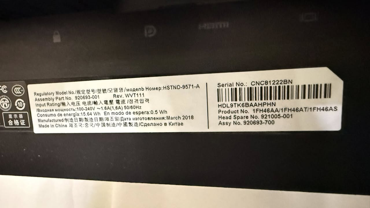 🖥️ شاشة HP 24 بوصة - مستعملة
السعر:120 الف 

الحالة: مستعملة - تعمل بكفاءة
استيراد الخارج 
الموقع: كربلاء

سنة الصنع: 2018

اتصل على:  ***********
